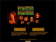 Tablet Screenshot of halloweenpumpkins.be